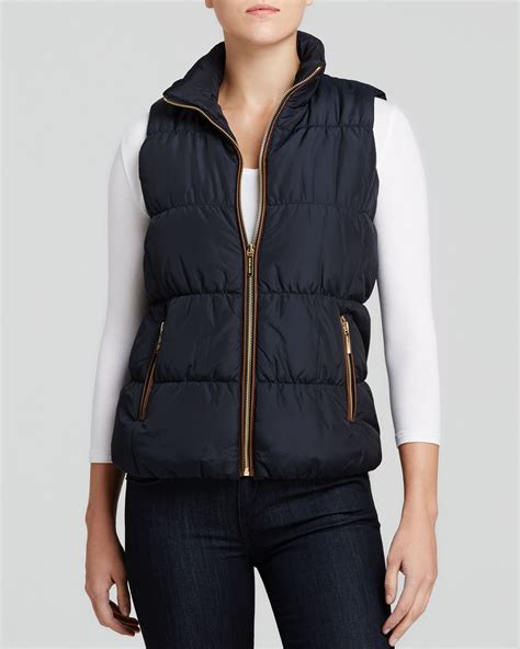 michael kors hooded puffer vest|michael kors quilted puffer vest.